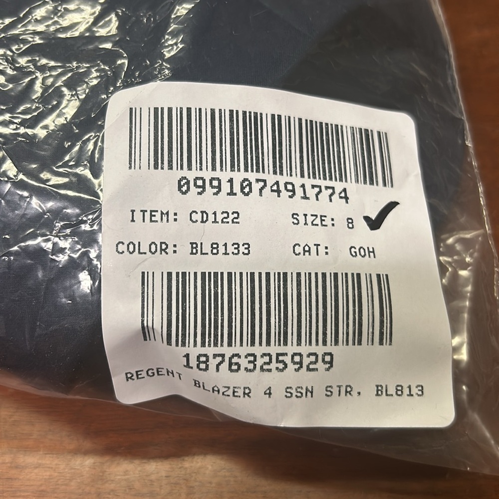 J Crew Regent blazer in four-season stretch CD122 - Picture 5 of 5